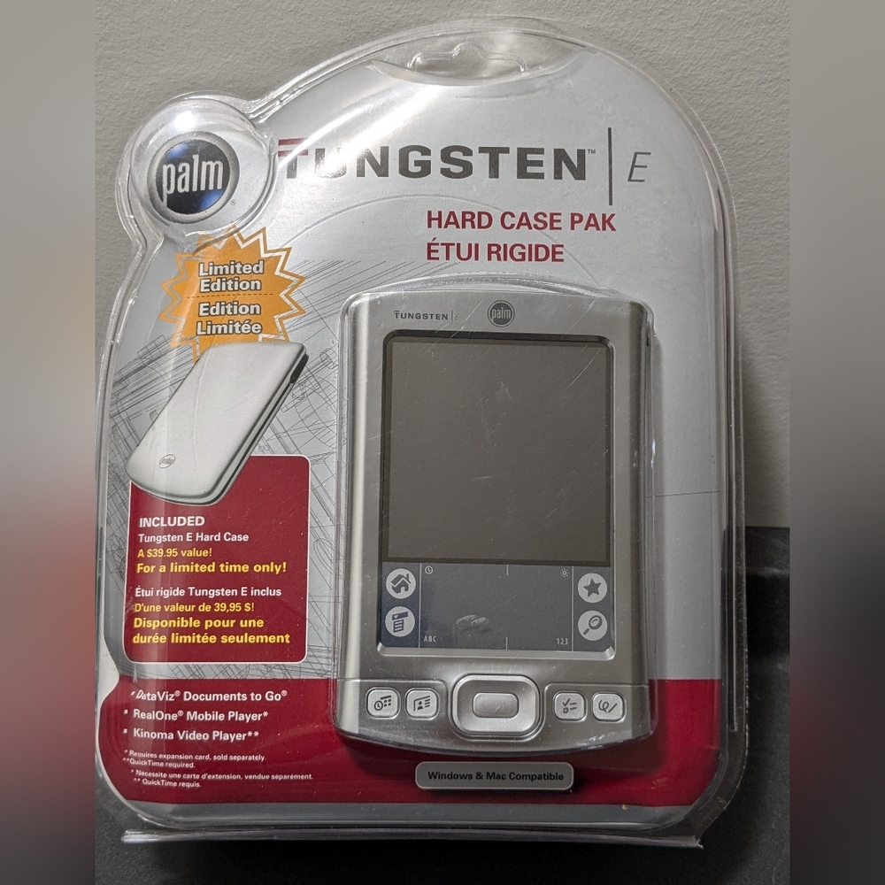 Vintage Palm Tungsten E LIMITED EDITION (INCLUDES HARD CASE PAK) New Sealed.